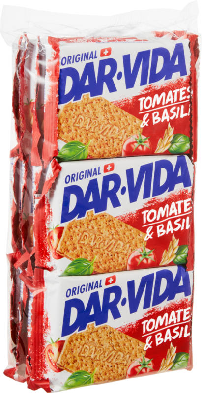 DAR-VIDA Original Tomates & Basilic Hug, 3 x 184 g