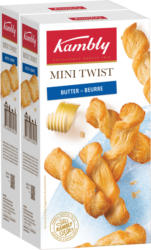 Mini Twist Kambly, Sel-Beurre, 2 x 100 g
