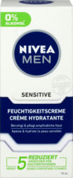 Crème hydratante Sensitive Nivea Men, 75 ml