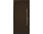Hornbach Haustür EcoStar ISOPRO Secur IPS 010 1100 x 2100 mm Rechts RAL 8028 terrabraun inkl. Beschlag-Set,Edelstahl Stangengriff,Sicherheitsprofilzylinder mit 5 Schlüsseln