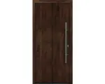 Hornbach Haustür EcoStar ISOPRO IP 015 1100 x 2100 mm Rechts dark oak inkl. Beschlag-Set,Edelstahl Stangengriff,Sicherheitsprofilzylinder mit 5 Schlüsseln