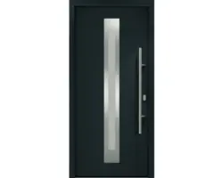 Haustür EcoStar ISOPRO IP 770S 1100 x 2100 mm Rechts RAL 7016 anthrazitgrau inkl. Beschlag-Set,Edelstahl Stangengriff,Sicherheitsprofilzylinder mit 5 Schlüsseln