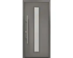 Haustür EcoStar ISOPRO IP 020 S 1100 x 2100 mm Links CH703 anthrazit metallic inkl. Beschlag-Set,Edelstahl Stangengriff,Sicherheitsprofilzylinder mit 5 Schlüsseln