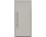 Hornbach Haustür EcoStar ISOPRO IP 010 1100 x 2100 mm Links RAL 9006 weißaluminium matt inkl. Beschlag-Set,Edelstahl Stangengriff,Sicherheitsprofilzylinder mit 5 Schlüsseln