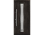 Hornbach Haustür EcoStar ISOPRO Secur IPS 770S 1100 x 2100 mm Links night oak inkl. Beschlag-Set,Edelstahl Stangengriff,Sicherheitsprofilzylinder mit 5 Schlüsseln