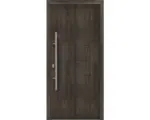 Hornbach Haustür EcoStar ISOPRO IP 015 1100 x 2100 mm Links night oak inkl. Beschlag-Set,Edelstahl Stangengriff,Sicherheitsprofilzylinder mit 5 Schlüsseln
