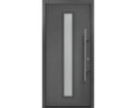 Hornbach Haustür EcoStar ISOPRO Secur IPS 020S 1100 x 2100 mm Rechts CH703 anthrazit metallic inkl. Beschlag-Set,Edelstahl Stangengriff,Sicherheitsprofilzylinder mit 5 Schlüsseln