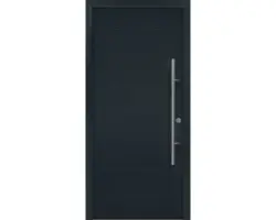 Haustür EcoStar ISOPRO Secur IPS 015 1100 x 2100 mm Rechts RAL 7016 anthrazitgrau inkl. Beschlag-Set,Edelstahl Stangengriff,Sicherheitsprofilzylinder mit 5 Schlüsseln