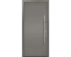 Haustür EcoStar ISOPRO IP 010 1100 x 2100 mm Rechts CH703 anthrazit metallic inkl. Beschlag-Set,Edelstahl Stangengriff,Sicherheitsprofilzylinder mit 5 Schlüsseln