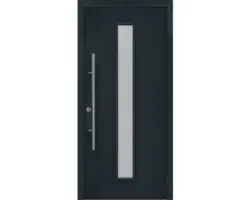 Haustür EcoStar ISOPRO Secur IPS 020S 1100 x 2100 mm Links RAL 7016 anthrazitgrau inkl. Beschlag-Set,Edelstahl Stangengriff,Sicherheitsprofilzylinder mit 5 Schlüsseln