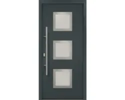 Haustür EcoStar ISOPRO IP 810S 1100 x 2100 mm Links RAL 7016 anthrazitgrau inkl. Beschlag-Set,Edelstahl Stangengriff,Sicherheitsprofilzylinder mit 5 Schlüsseln