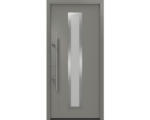 Hornbach Haustür EcoStar ISOPRO Secur IPS 700S 1100 x 2100 mm Links RAL 9007 graualuminium matt inkl. Beschlag-Set,Edelstahl Stangengriff,Sicherheitsprofilzylinder mit 5 Schlüsseln