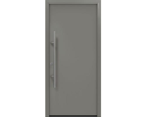 Haustür EcoStar ISOPRO Secur IPS 010 1100 x 2100 mm Links RAL 9007 graualuminium matt inkl. Beschlag-Set,Edelstahl Stangengriff,Sicherheitsprofilzylinder mit 5 Schlüsseln