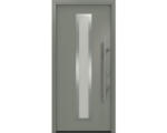 Hornbach Haustür EcoStar ISOPRO IP 700S 1100 x 2100 mm Rechts RAL 9007 graualuminium matt inkl. Beschlag-Set,Edelstahl Stangengriff,Sicherheitsprofilzylinder mit 5 Schlüsseln