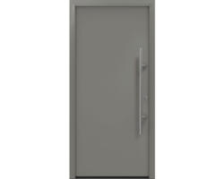 Haustür EcoStar ISOPRO Secur IPS 010 1100 x 2100 mm Rechts RAL 9007 graualuminium matt inkl. Beschlag-Set,Edelstahl Stangengriff,Sicherheitsprofilzylinder mit 5 Schlüsseln