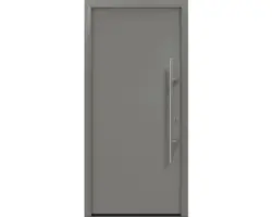 Haustür EcoStar ISOPRO Secur IPS 010 1100 x 2100 mm Rechts RAL 9007 graualuminium matt inkl. Beschlag-Set,Edelstahl Stangengriff,Sicherheitsprofilzylinder mit 5 Schlüsseln
