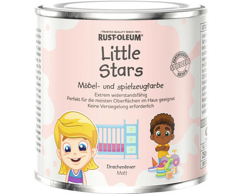 Little Stars Möbelfarbe und Spielzeugfarbe Drachenfeuer orange 250 ml