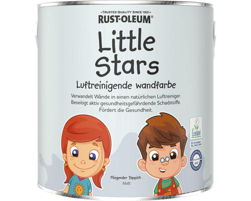 Wandfarbe Little Stars Fliegender Teppich grau 2,5 L