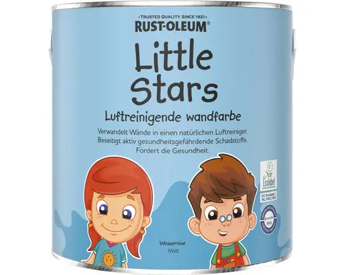 Wandfarbe Little Stars Wassernixe hellblau 2,5 L