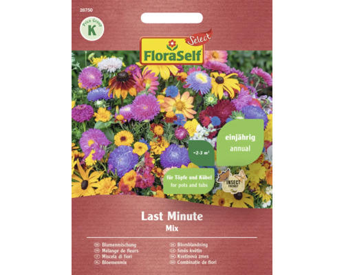 Blumenmischung FloraSelf Select raschblühende Sommerblumen 'Last Minute'