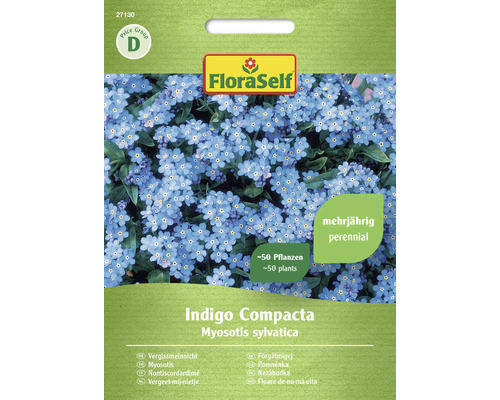 Blumensamen FloraSelf Vergissmeinnicht 'Indigo Compacta'