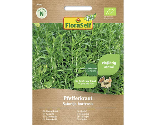 Kräutersamen FloraSelf Bio Bohnenkraut 'Pfefferkraut'