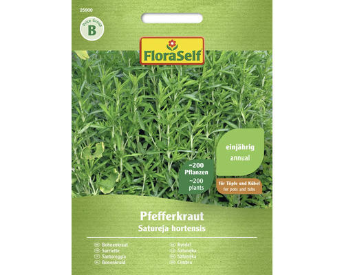 Kräutersamen FloraSelf Bohnenkraut 'Pfefferkraut'