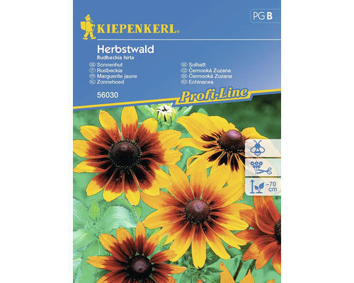 Blumensamen Kiepenkerl Sonnenhut, Rudbeckia hirta einjährige Mischung