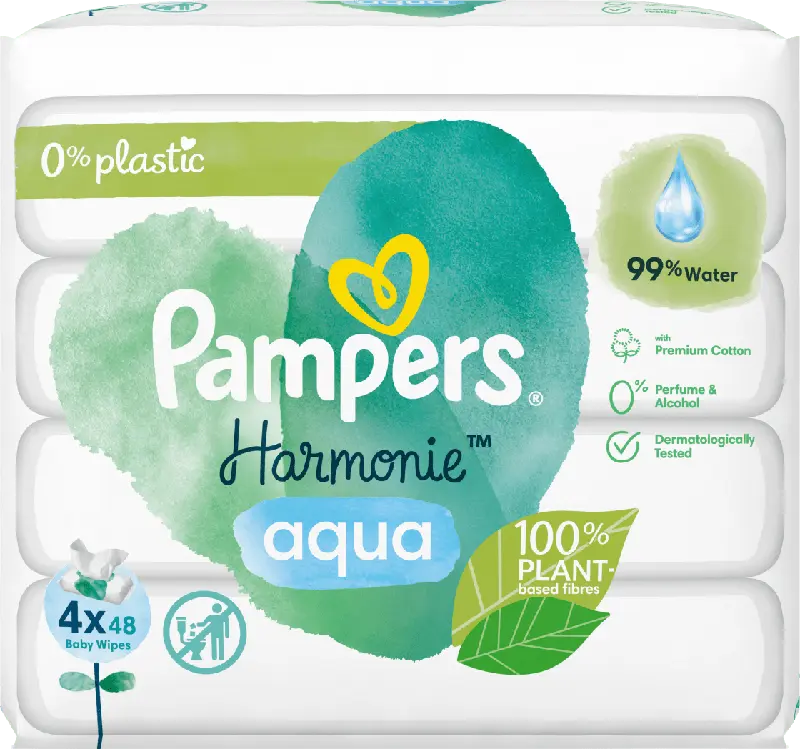 Pampers Harmonie aqua Feuchttücher