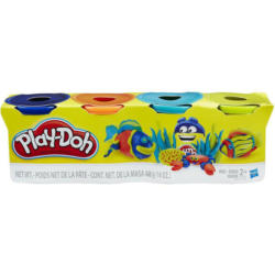HASBRO Play-doh Spielknete-Set 4 Teile mehrere Farben
