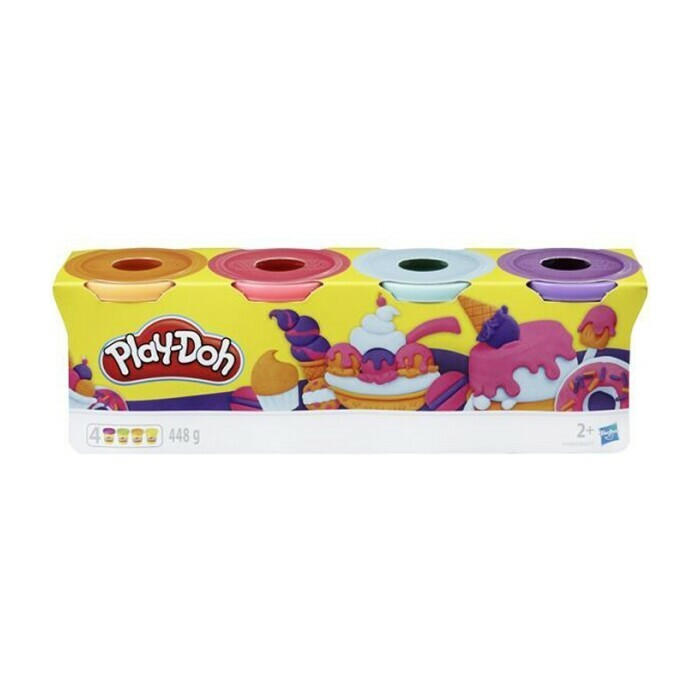 HASBRO Play-Doh Spielknete-Set Sweet 4 Teile mehrere Farben