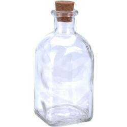 Glasflasche mit Korken Apotheker 120 ml