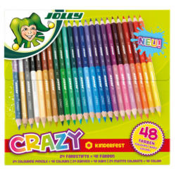 JOLLY Buntstifte Supersticks Crazy im Kartonetui 24 Stück mehrere Farben