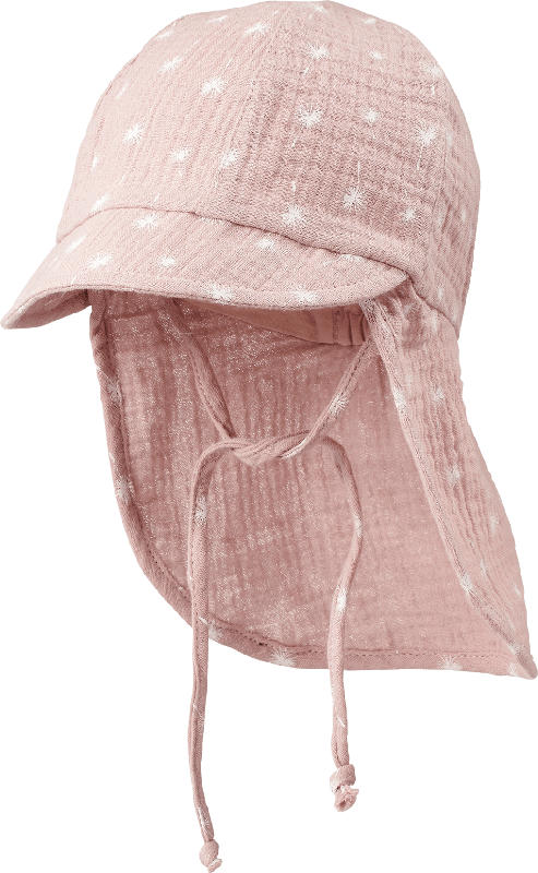 ALANA Schirmmütze aus Musselin mit Pusteblumen-Muster, rosa, Gr. 46/47