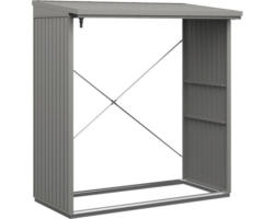 Kaminholzunterstand Hörmann EcoStar Trend-V Typ 2 181,4 x 102,5 x 198,0 cm grau-aluminium