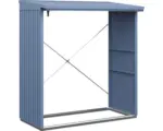 Hornbach Kaminholzunterstand Hörmann EcoStar Trend-V Typ 2 181,4 x 102,5 x 198,0 cm taubenblau