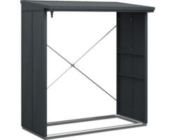 Kaminholzunterstand Hörmann EcoStar Elegant-V Typ 2 181,4 x 102,5 x 198,0 cm anthrazit