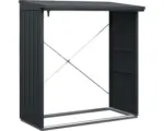 Hornbach Kaminholzunterstand Hörmann EcoStar Trend-V Typ 2 181,4 x 102,5 x 198,0 cm anthrazit