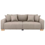 POCO Einrichtungsmarkt Göppingen Big Sofa Alpha New dunkelbeige Velourstoff B/H/T: ca. 244x85x112 cm