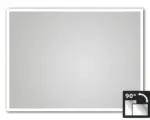 Hornbach LED-Lichtspiegel DSK Silver Venus eckig 60x80 cm