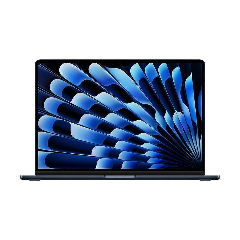 Лаптоп Apple MacBook Air 15.3" M3 256GB Midnight mryu3 , 15.30 , 256GB SSD , 8 , Apple 10 Core GPU , Apple M3 Octa Core , Mac OS