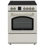 ЗОРА Готварска печка (ток) Finlux FLCR 600MD RETRO , Керамични , Шампанско