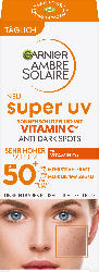 Garnier Ambre Solaire Sonnenfluid Gesicht super UV mit Vitamin C, LSF 50+