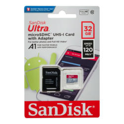 Карта памет SANDISK ULTRA 32GB 120MB/S КЛАС 10 A1