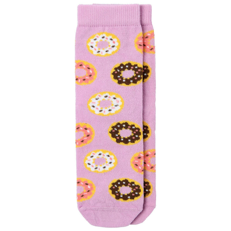 1 Paar Mädchen Socken mit Donut-Motiven