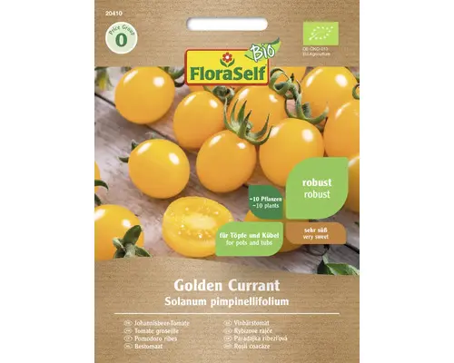 Gemüsesamen FloraSelf Bio Tomate 'Golden Currant'