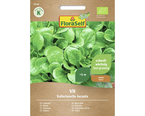 Salatsamen FloraSelf Bio Feldsalat 'Vit'