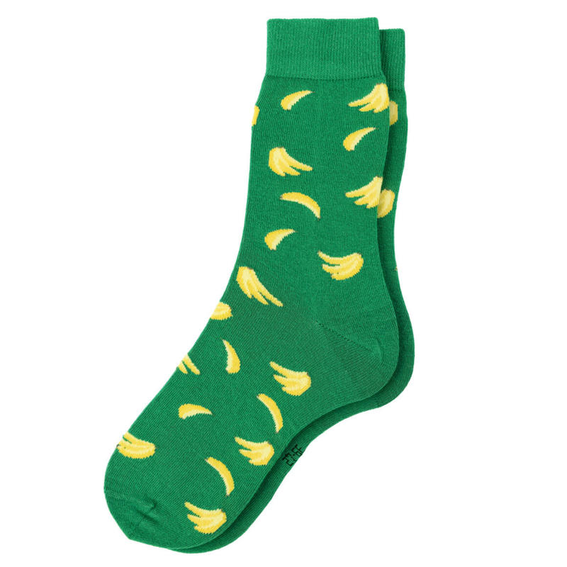 1 Paar Herren Socken mit Bananen-Motiven