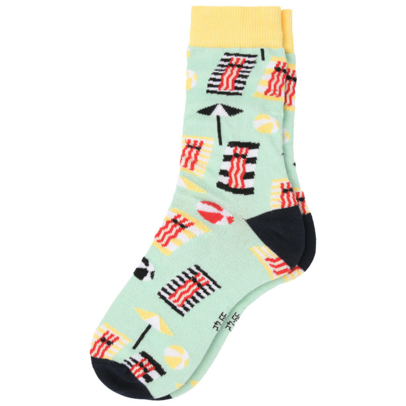 1 Paar Herren Socken mit Bacon-Motiven