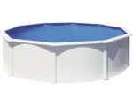 Hornbach Aufstellpool Stahlwandpool-Set Gre rund Ø 370x120 cm inkl. Kartuschenfilteranlage, Skimmer & Leiter weiß
